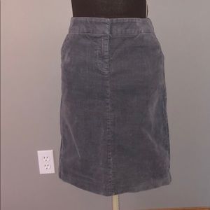 Jcrew corduroy skirt.